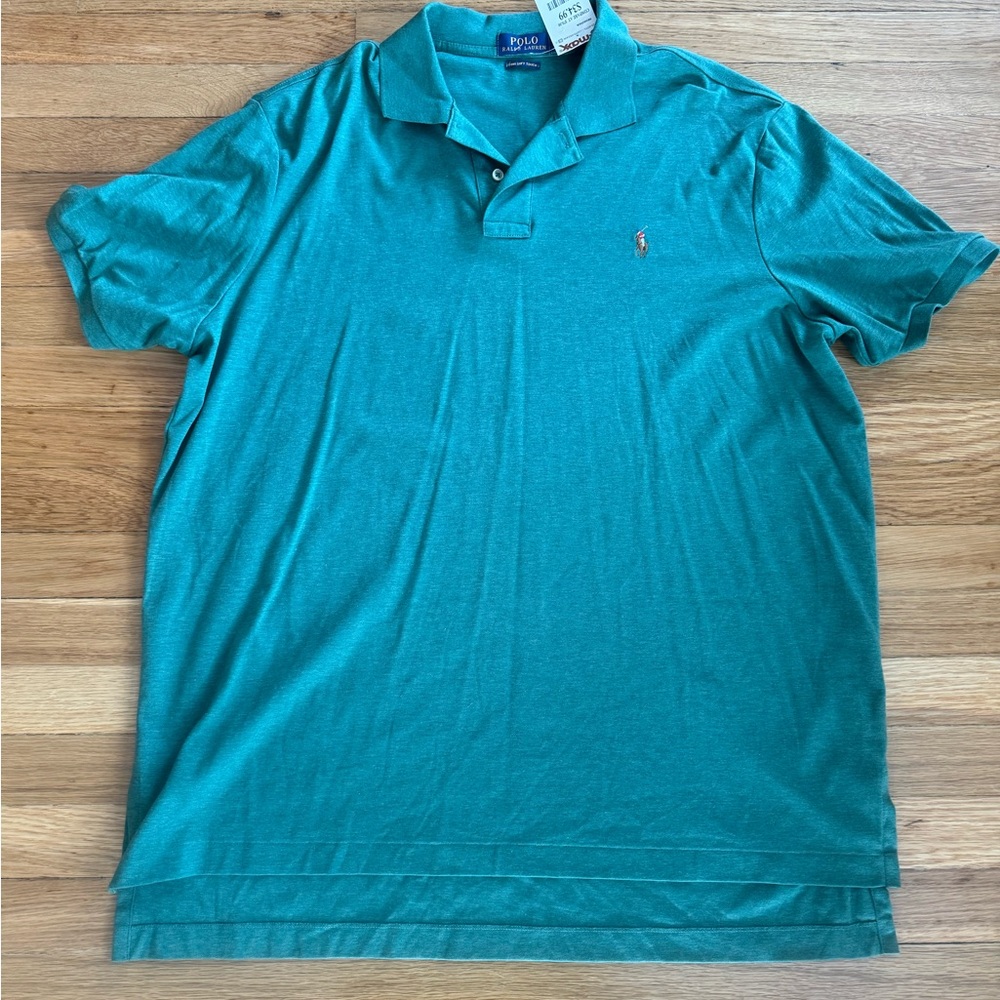 Polo by Ralph Lauren Men's Green Polo Shirt